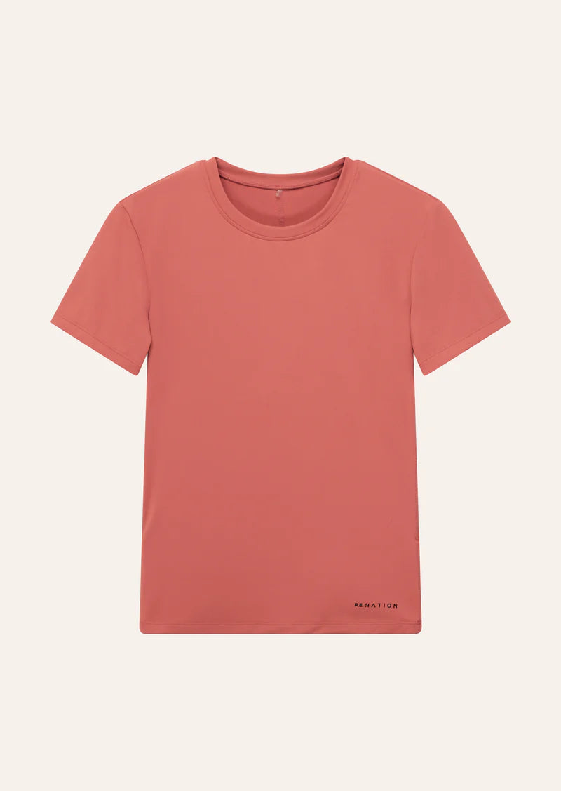 FOUNDATION SS TEE - BRICK RED