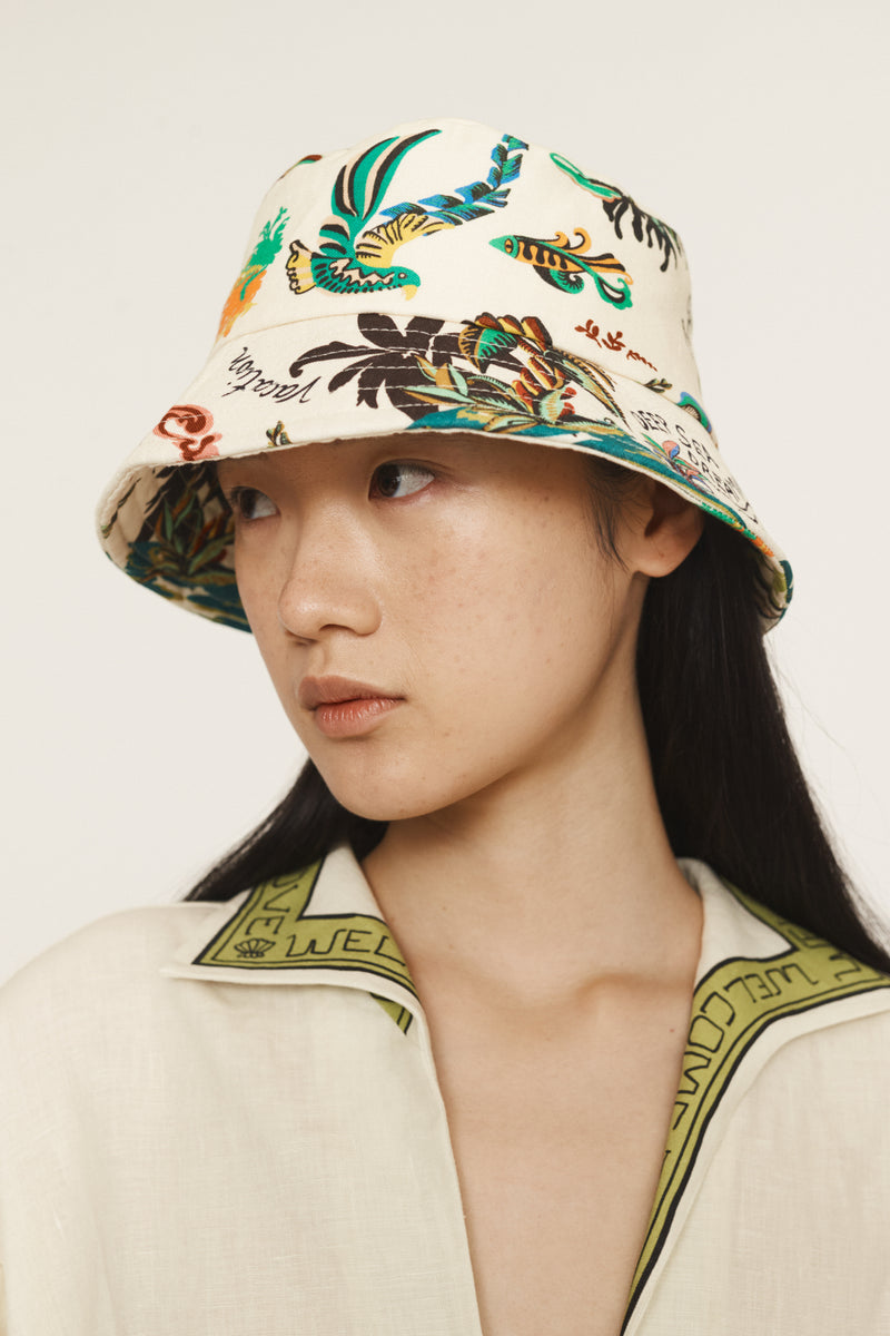 DAY DREAM NARROW BRIM BUCKET HAT