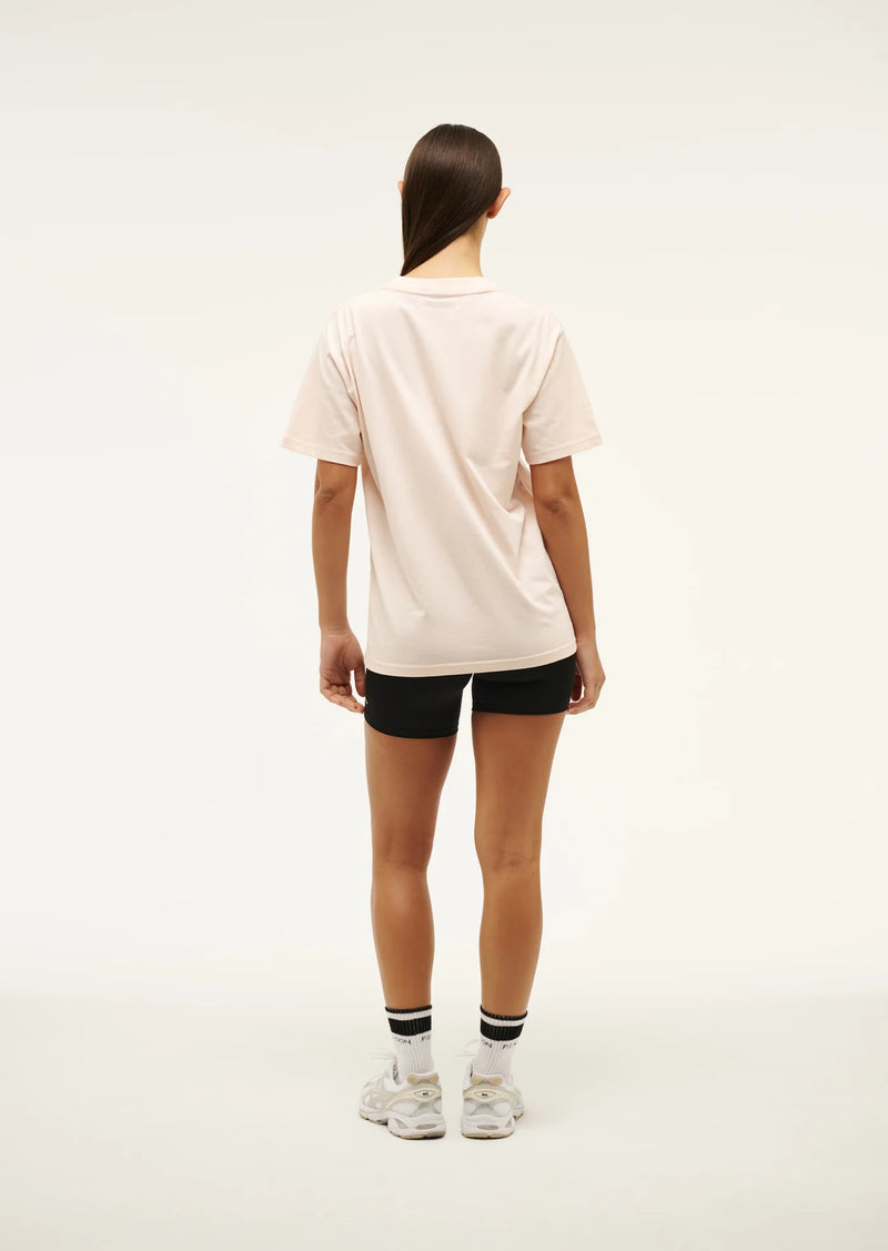 AERO SHORT SLEEVE TEE IN BLUSH