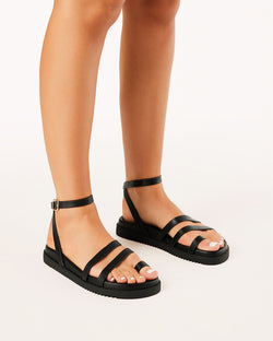 ASTRID SANDAL -  BLACK