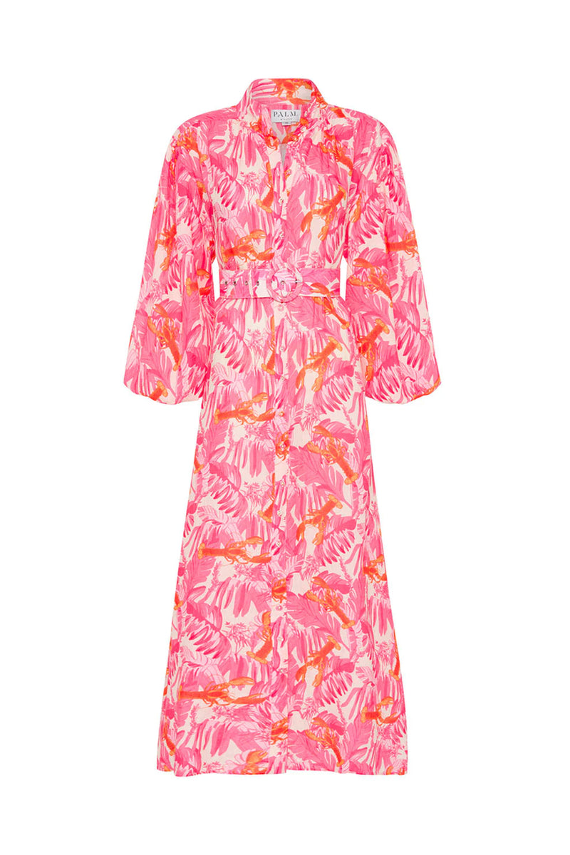 NODDY DRESS - PINK LOBSTER