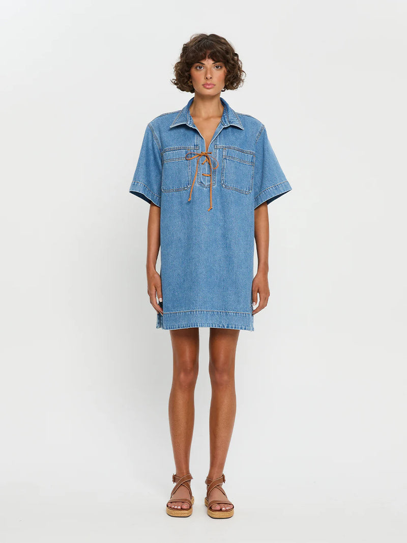 EVIE DENIM DRESS