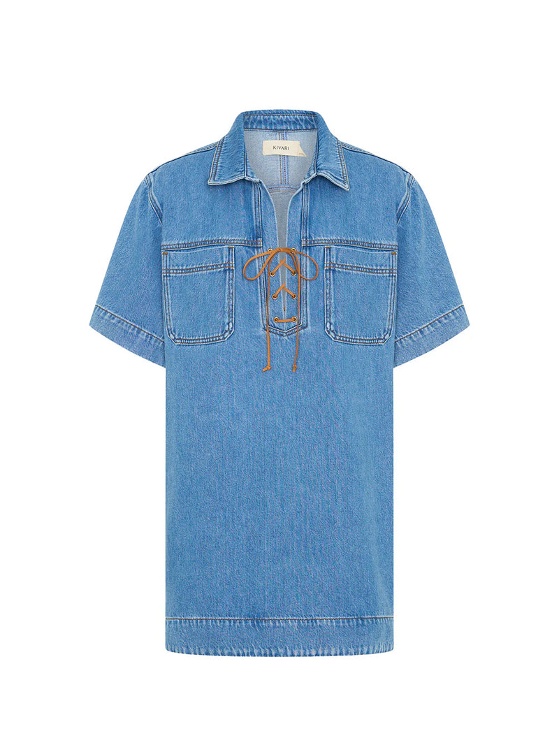 EVIE DENIM DRESS