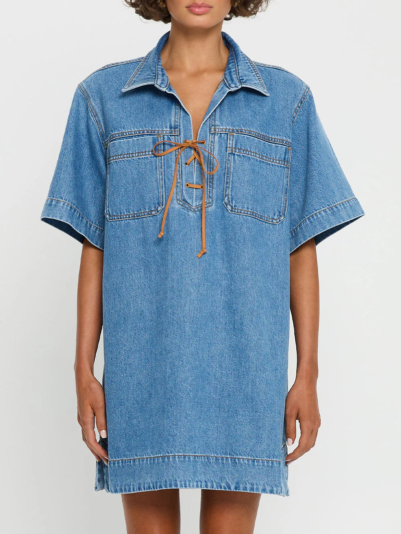 EVIE DENIM DRESS