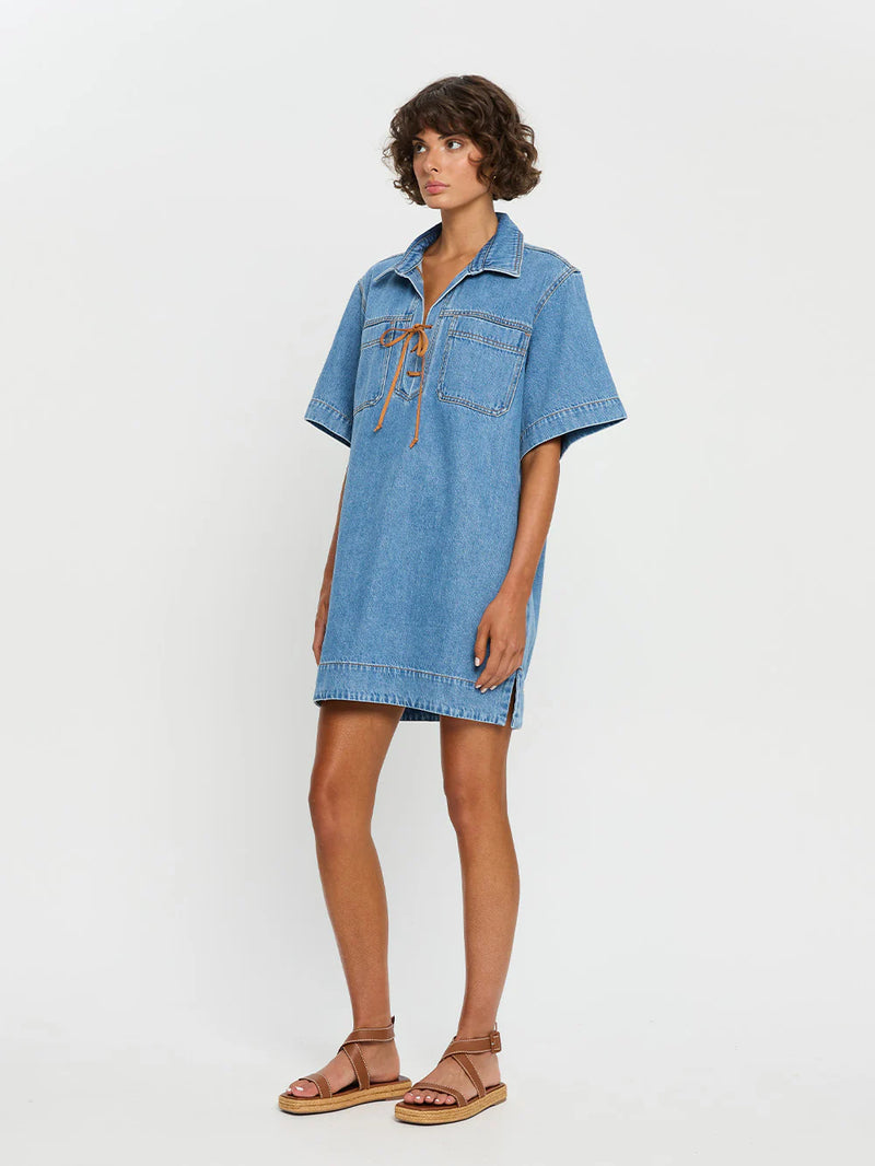 EVIE DENIM DRESS