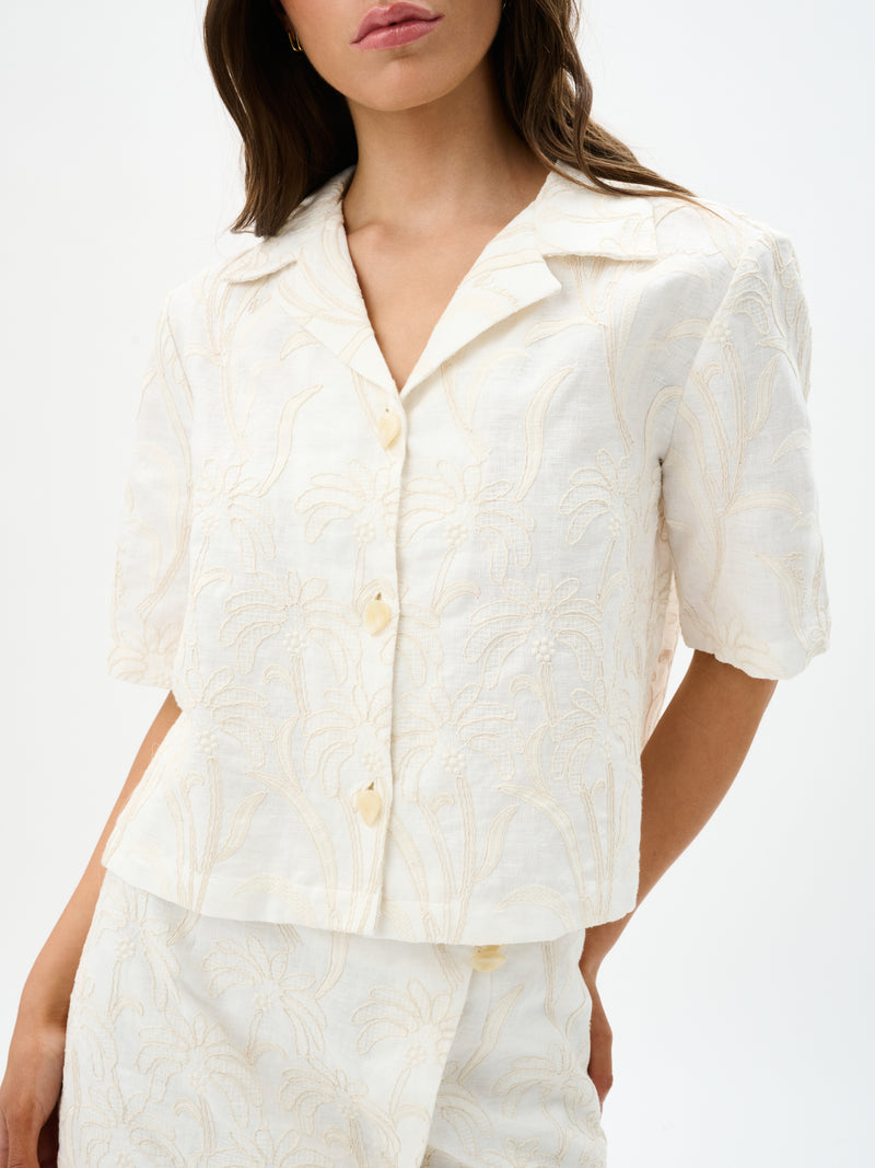 FREYA SHIRT - ROYAL PALM