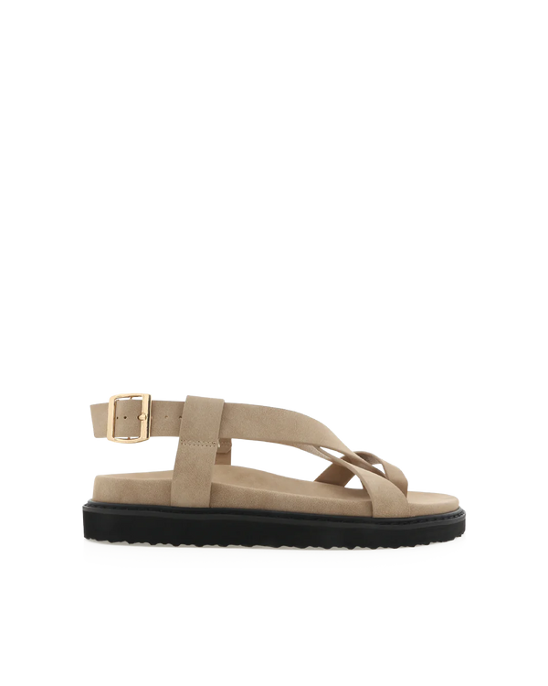 ZARAI SANDAL - TAUPE NUBUCK