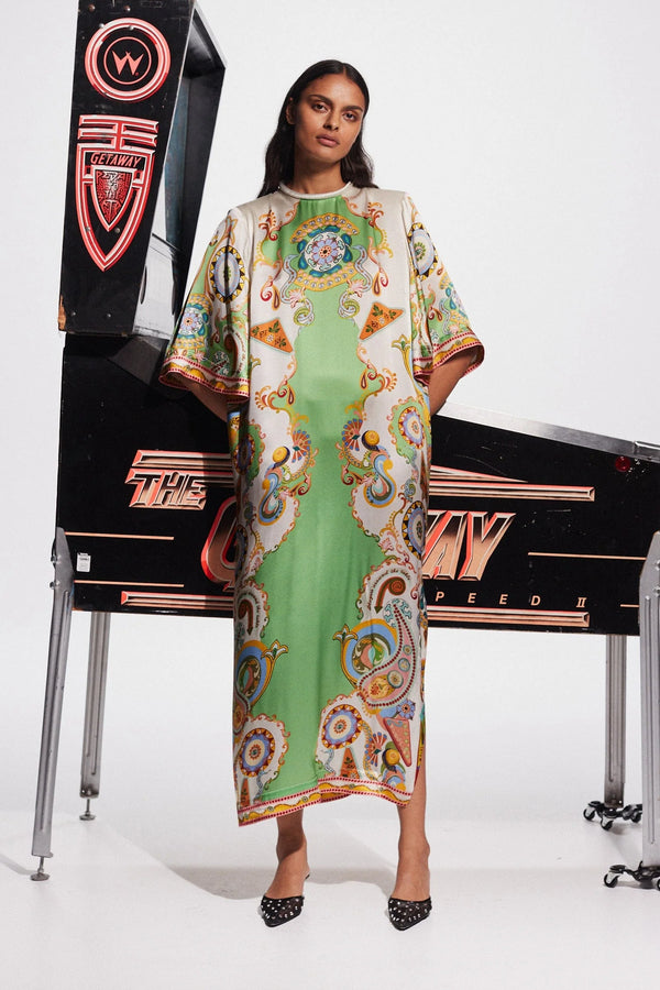 PINBALL MIDI DRESS