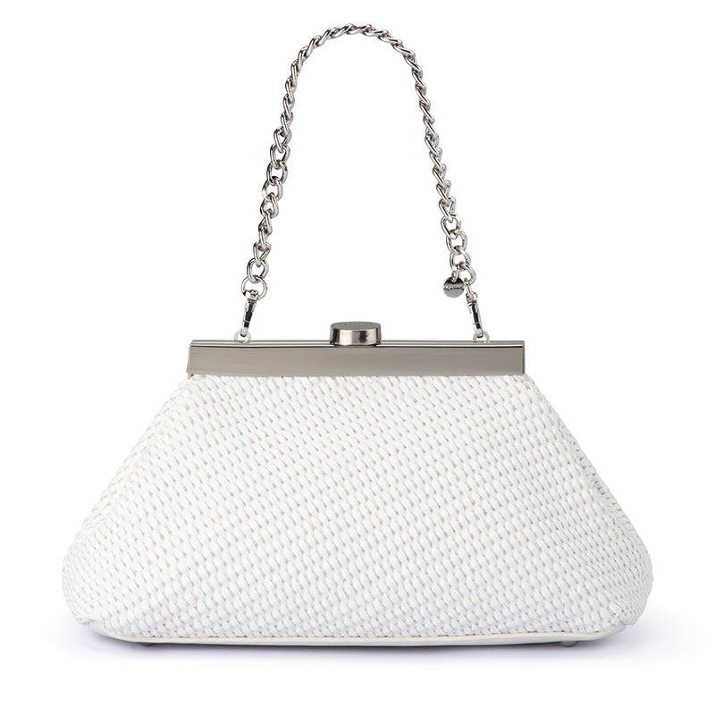 HANNA WOVEN STRAW CLUTCH