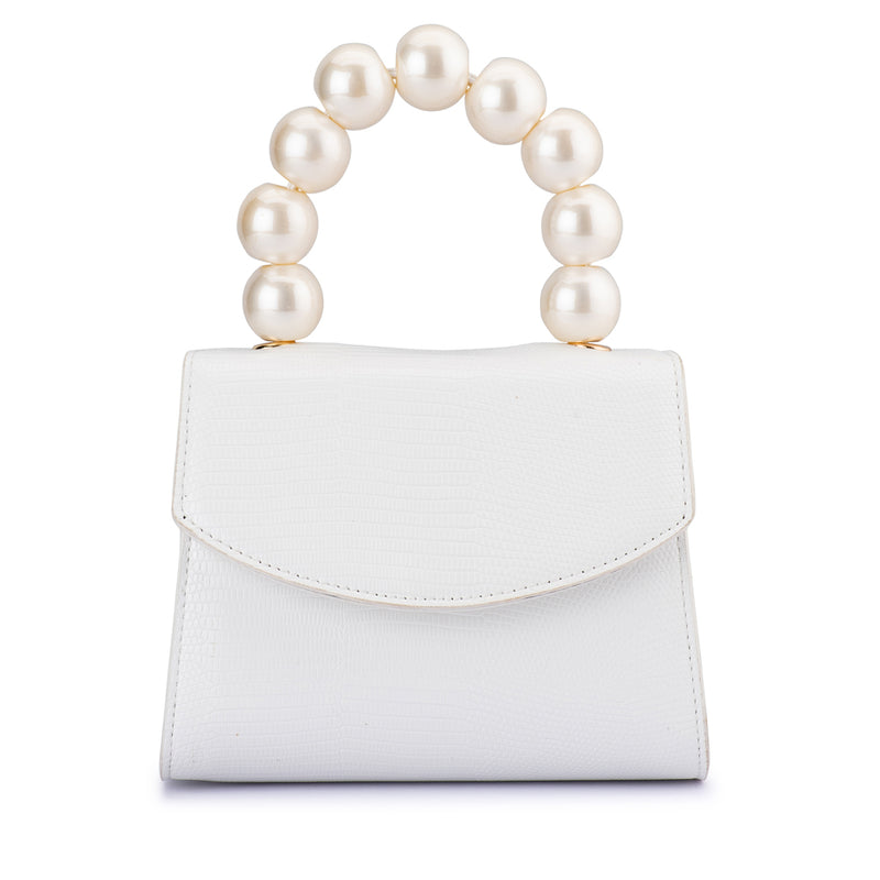 PETA PEARL HANDLE BAG