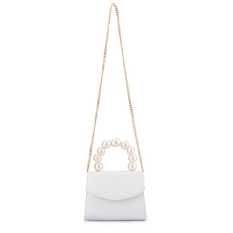 PETA PEARL HANDLE BAG