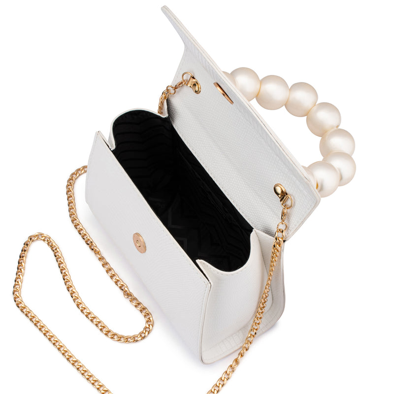 PETA PEARL HANDLE BAG