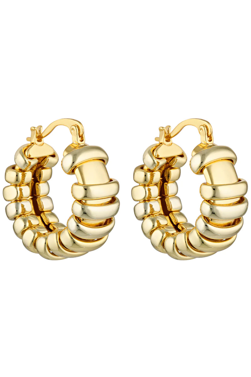 TURTLE HOOPS - GOLD